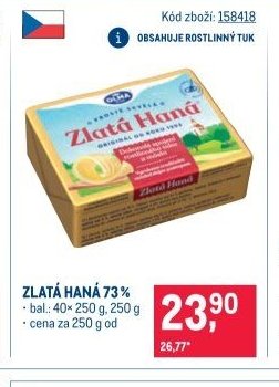ZLATÁ HANÁ 73%