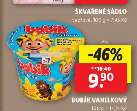 Bobík vanilkový