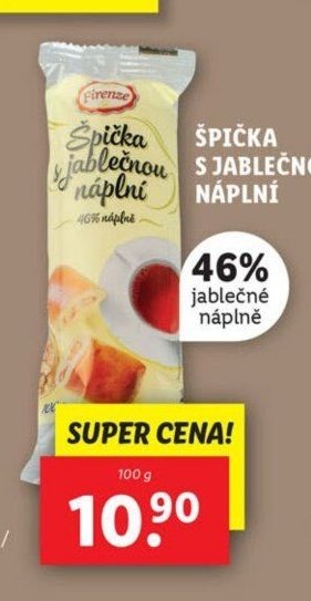 Špička s jablečnou náplní