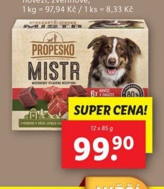 Propesko Mistr masové filety pro psy