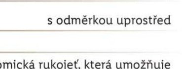 s odměrkou uprostřed