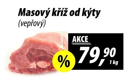 Masový kříž od kýty vepřový