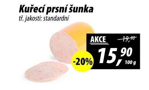 Šunka kuřecí prsní standardní