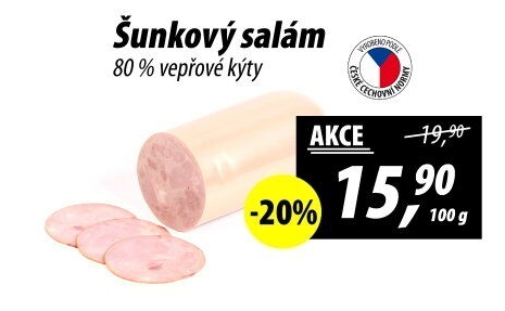 Šunkový salám vepřový