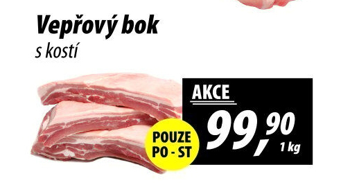 Vepřový bok s kostí