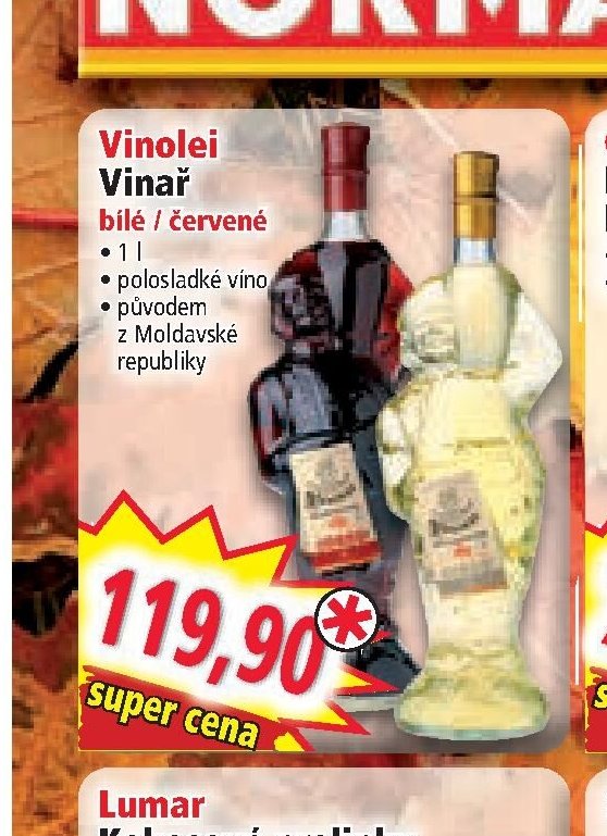 Vinolej bílé / červené