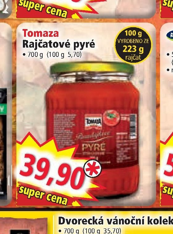 Tomaza Rajčatové pyré
