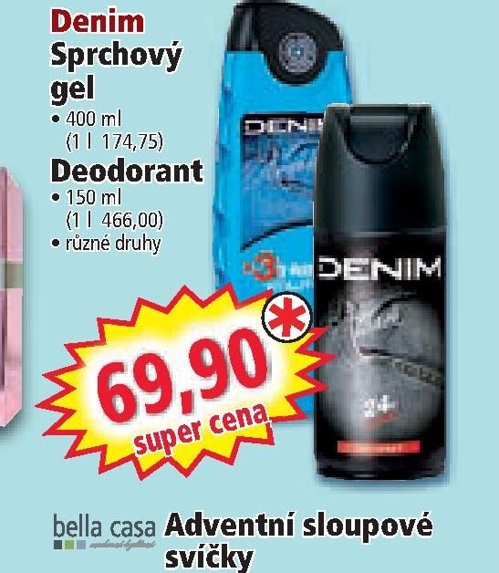 Denim Sprchový gel / Deodorant