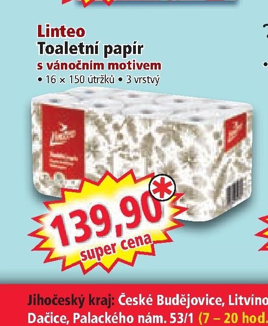 Linteo Toaletní papír