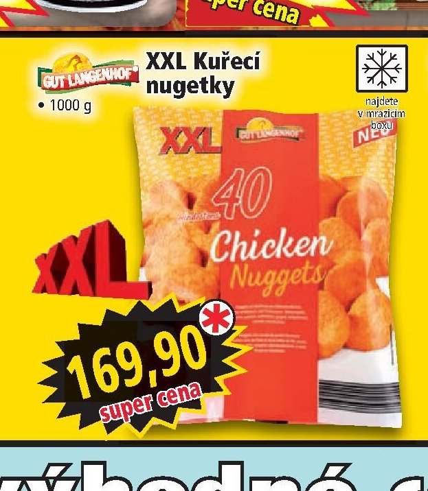 XXL Kuřecí nugetky