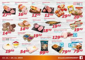 akční leták ESO MARKET 13.11.2024-24.11.2024