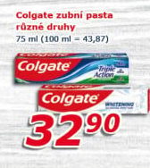Pasty na zuby Colgate