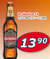 Pivo světlý ležák Královský 12° Krušovice