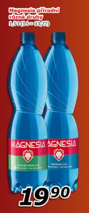 Přírodní voda Magnesia