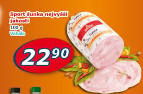 Šunka Sport nejvyšší jakosti Váhala