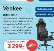 Herní křeslo Yenkee