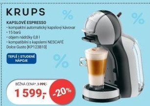 Kapslový kávovar Krups Dolce Gusto Mini Me