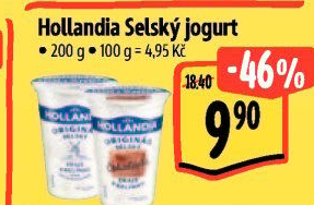 Bílý jogurt selský Hollandia