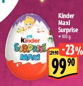 Čokoládové vajíčko s překvapením Maxi Kinder Surprise