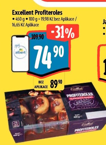 Profiteroles Albert Excellent