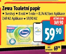 Toaletní papír 3vrstvý Deluxe Zewa