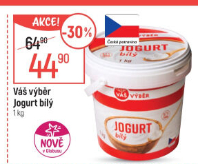 Jogurt bílý Váš Výběr