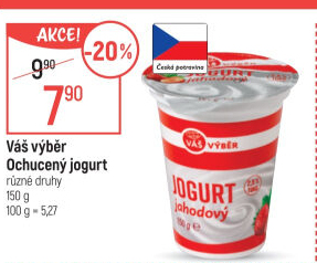 Jogurt krémový ochucený Váš Výběr