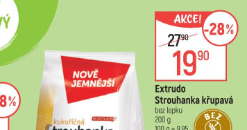 Strouhanka bez lepku Extrudo