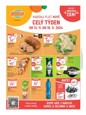 akční leták Globus 13.11.2024-19.11.2024