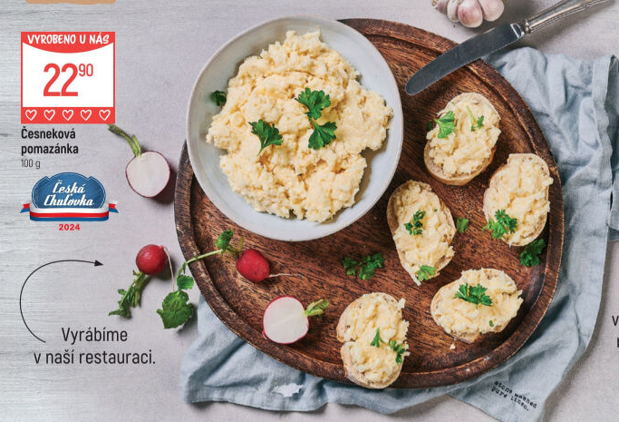 Česneková pomazánka Globus