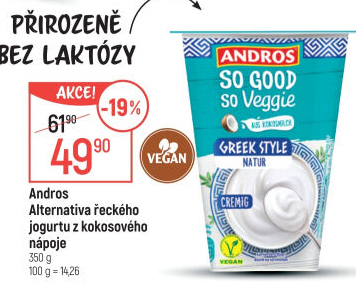 Řecký jogurt So Good So Veggie Andros