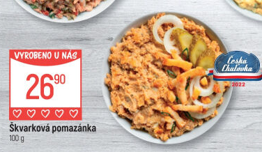 Škvarková pomazánka Globus