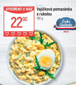 Vajíčková pomazánka s rukolou Globus