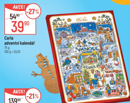 Adventní kalendář Carla