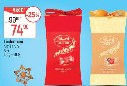 Bonboniéra Pralinky Lindor Lindt