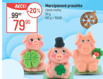 Cukrovinka marcipánová