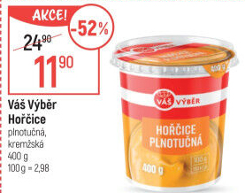 Hořčice kremžská Váš Výběr