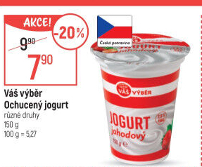 Jogurt krémový ochucený Váš Výběr