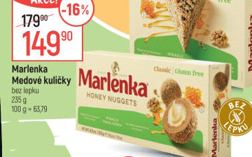 Kuličky bez lepku Marlenka