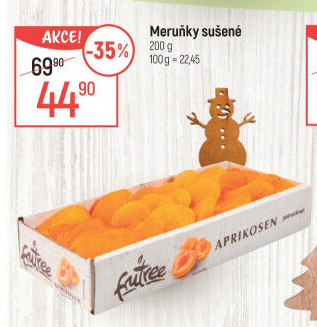 Meruňky sušené Frutree