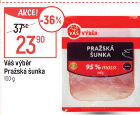 Pražská šunka nejvyšší jakosti Váš Výběr