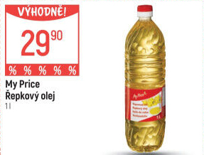 Řepkový olej My Price