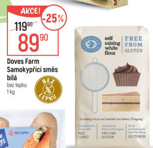 Samokypřicí směs bez lepku Doves Farm