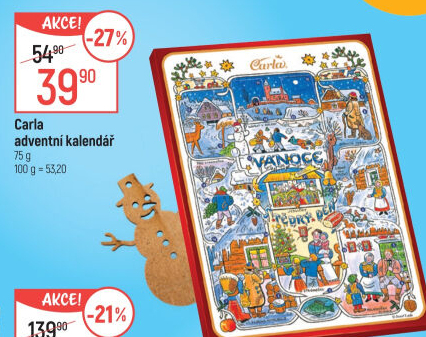Adventní kalendář Carla