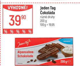 Čokoláda Jeden Tag