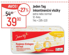 Inkontinenční vložky dámské Jeden Tag