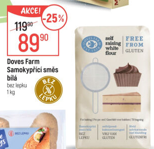 Samokypřicí směs bez lepku Doves Farm