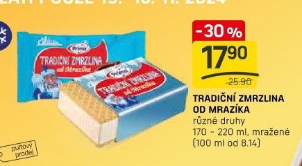 TRADIČNÍ ZMRZLINA OD MRAZÍKA
