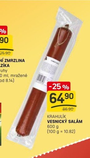 KRAHULÍK VESNICKÝ SALÁM