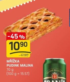 MŘÍŽKA PUDINK MALINA